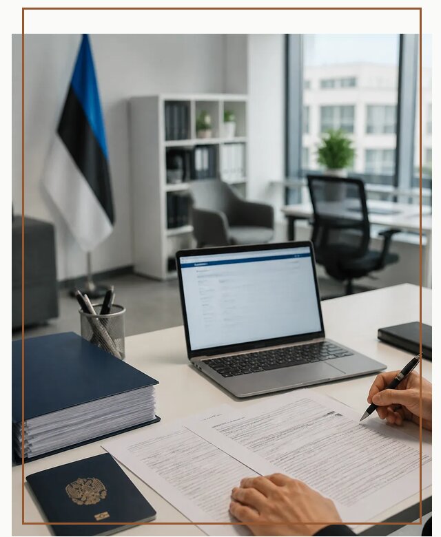 Оформление ВНЖ в Эстонии для переезда и легального проживания в Азове